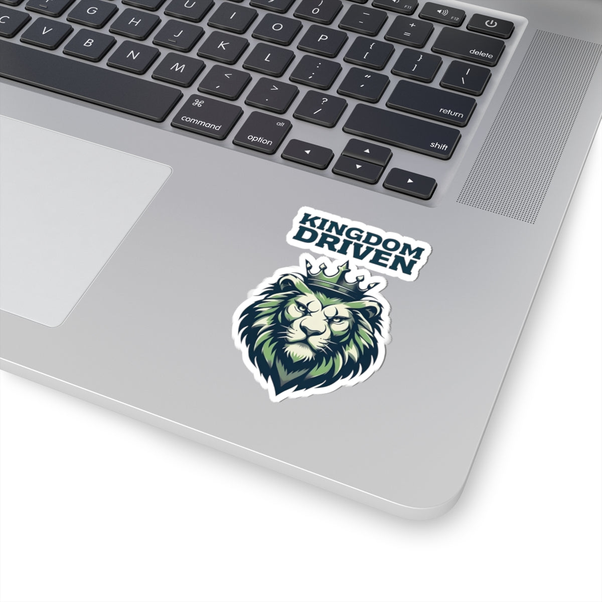 Kingdom Driven Design Sticker – Durable Kiss-Cut, Glossy Finish, Scratch-Resistant