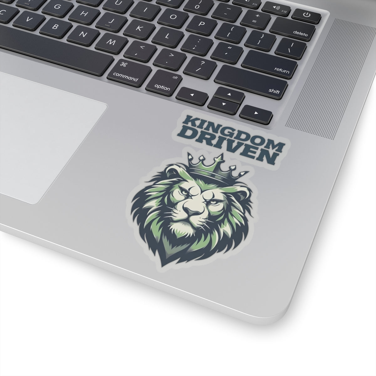 Kingdom Driven Design Sticker – Durable Kiss-Cut, Glossy Finish, Scratch-Resistant