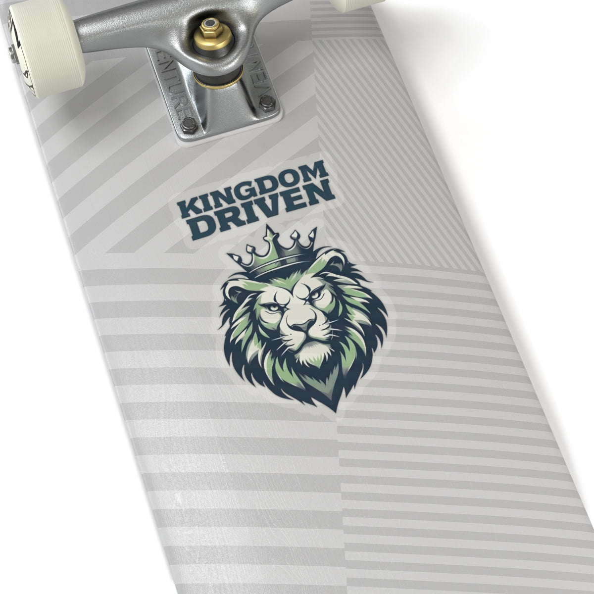 Kingdom Driven Design Sticker – Durable Kiss-Cut, Glossy Finish, Scratch-Resistant