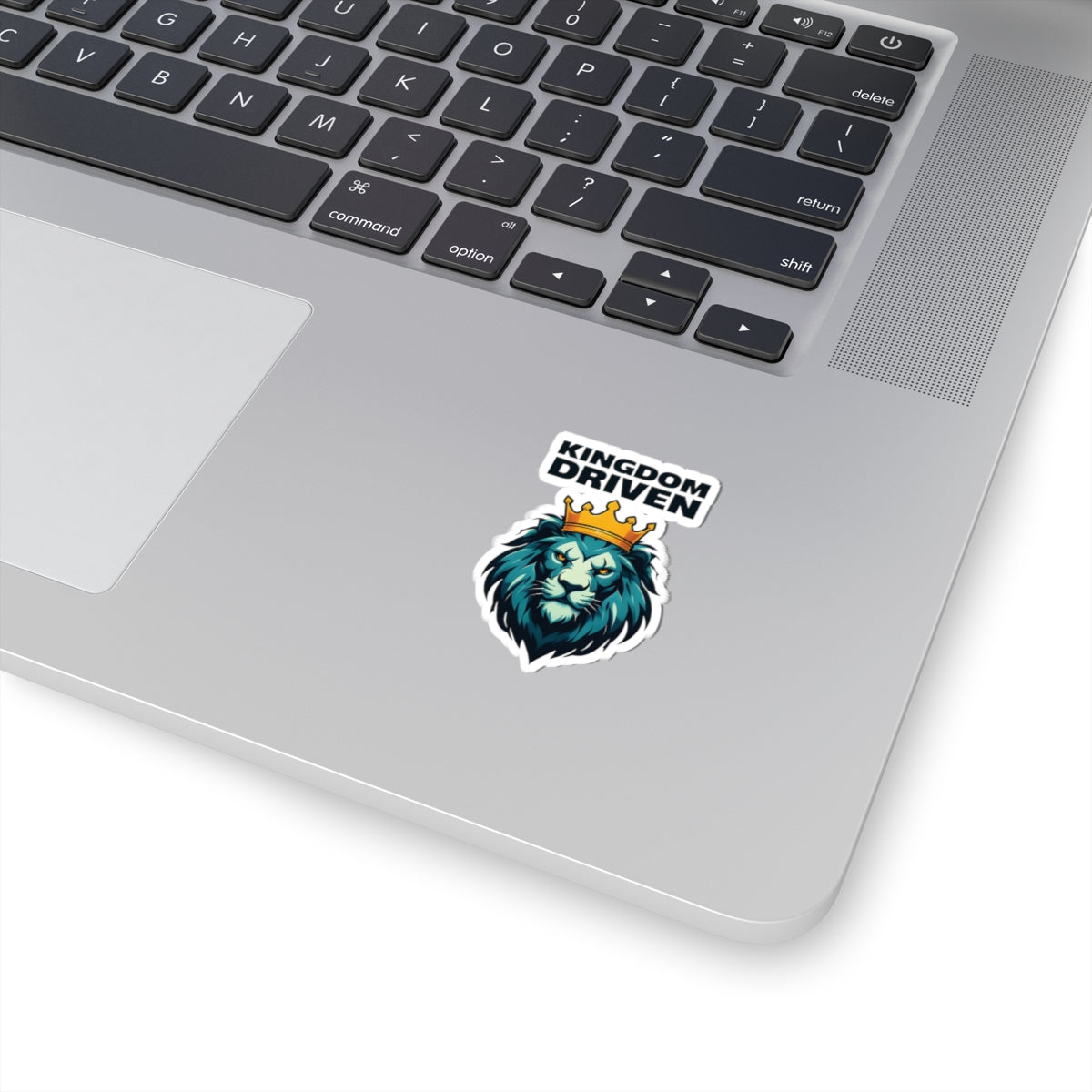 Kingdom Driven Design Sticker – Durable Kiss-Cut, Glossy Finish, Scratch-Resistant