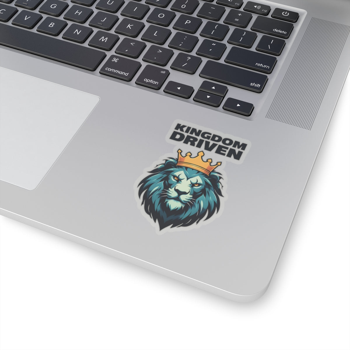 Kingdom Driven Design Sticker – Durable Kiss-Cut, Glossy Finish, Scratch-Resistant