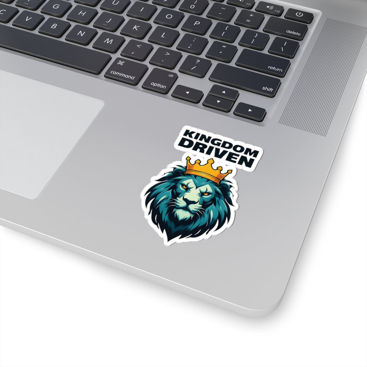 Kingdom Driven Design Sticker – Durable Kiss-Cut, Glossy Finish, Scratch-Resistant