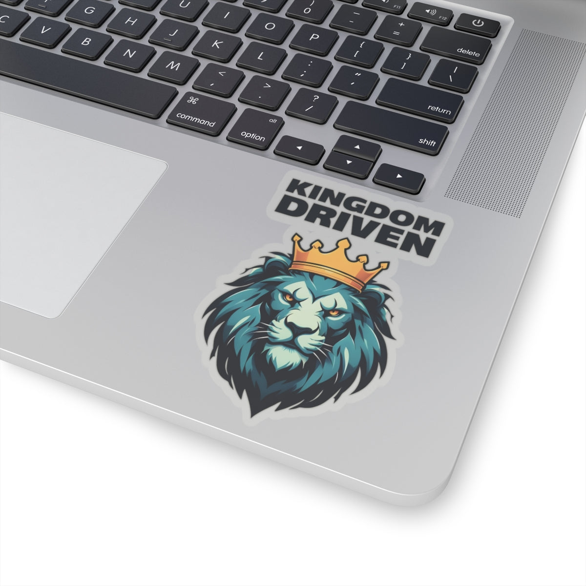 Kingdom Driven Design Sticker – Durable Kiss-Cut, Glossy Finish, Scratch-Resistant