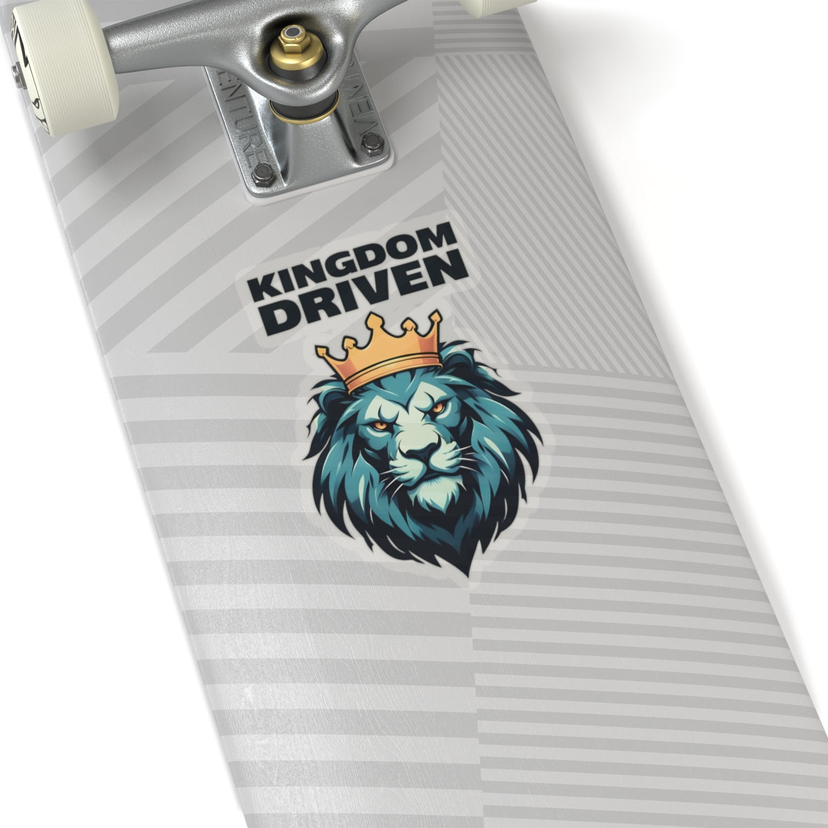 Kingdom Driven Design Sticker – Durable Kiss-Cut, Glossy Finish, Scratch-Resistant