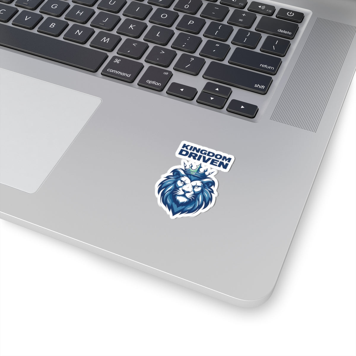 Kingdom Driven Design Sticker – Durable Kiss-Cut, Glossy Finish, Scratch-Resistant