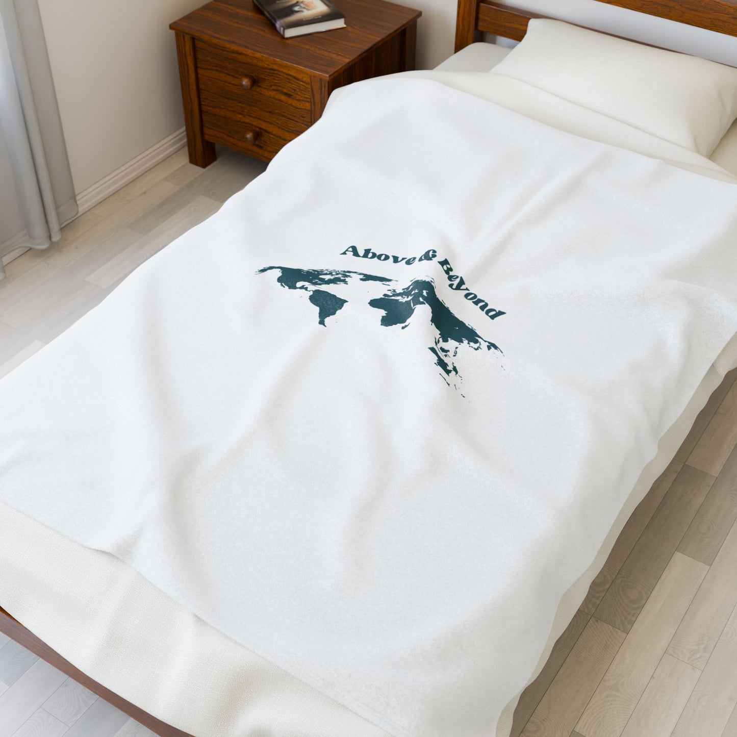 A&B Velveteen Plush Blanket – Ultra-Soft, Warm & Durable for Home & Gifts