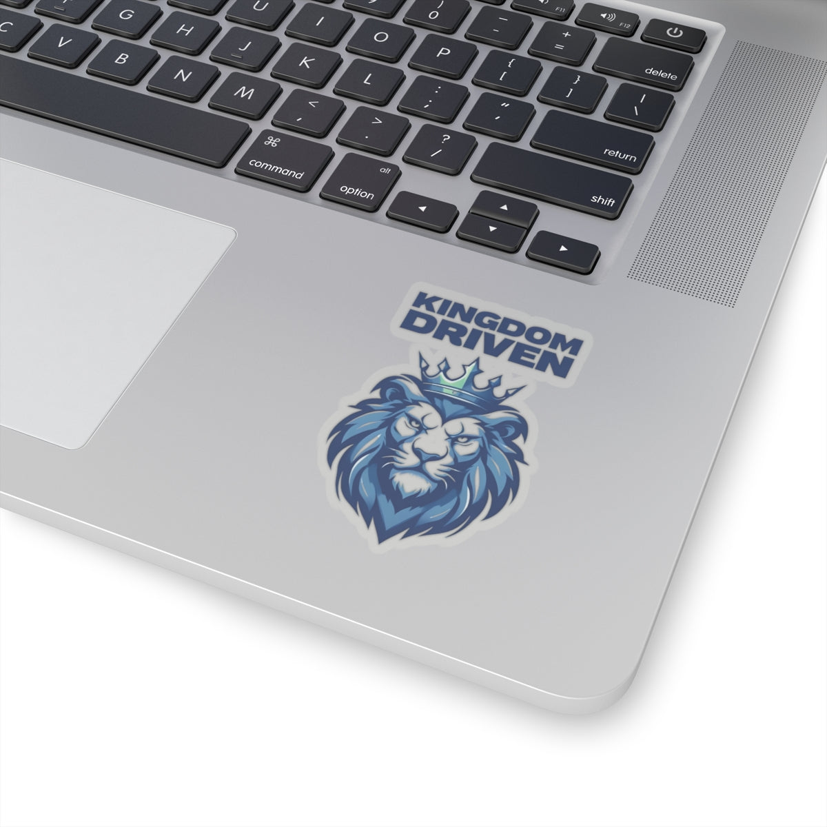 Kingdom Driven Design Sticker – Durable Kiss-Cut, Glossy Finish, Scratch-Resistant