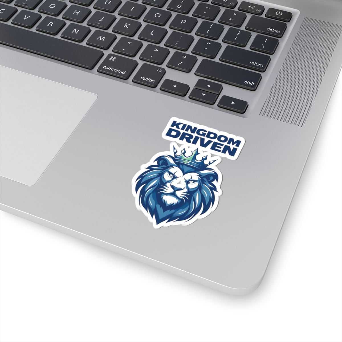 Kingdom Driven Design Sticker – Durable Kiss-Cut, Glossy Finish, Scratch-Resistant