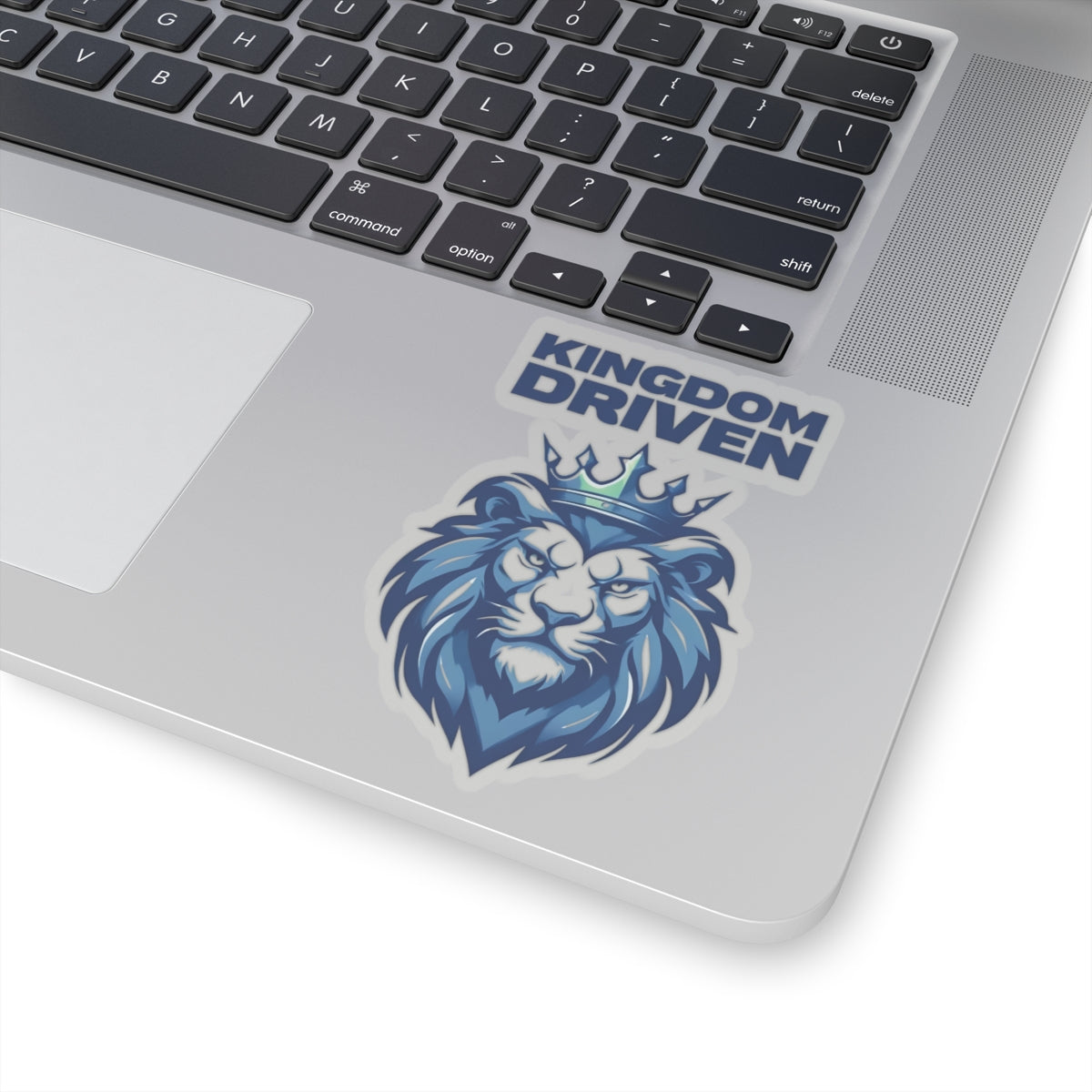 Kingdom Driven Design Sticker – Durable Kiss-Cut, Glossy Finish, Scratch-Resistant