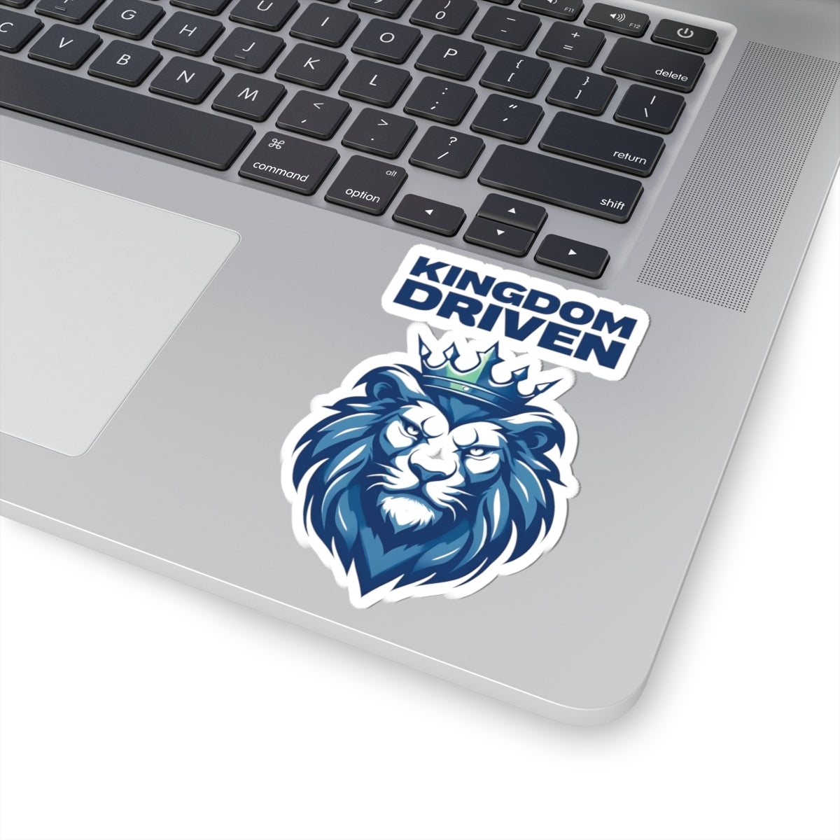 Kingdom Driven Design Sticker – Durable Kiss-Cut, Glossy Finish, Scratch-Resistant