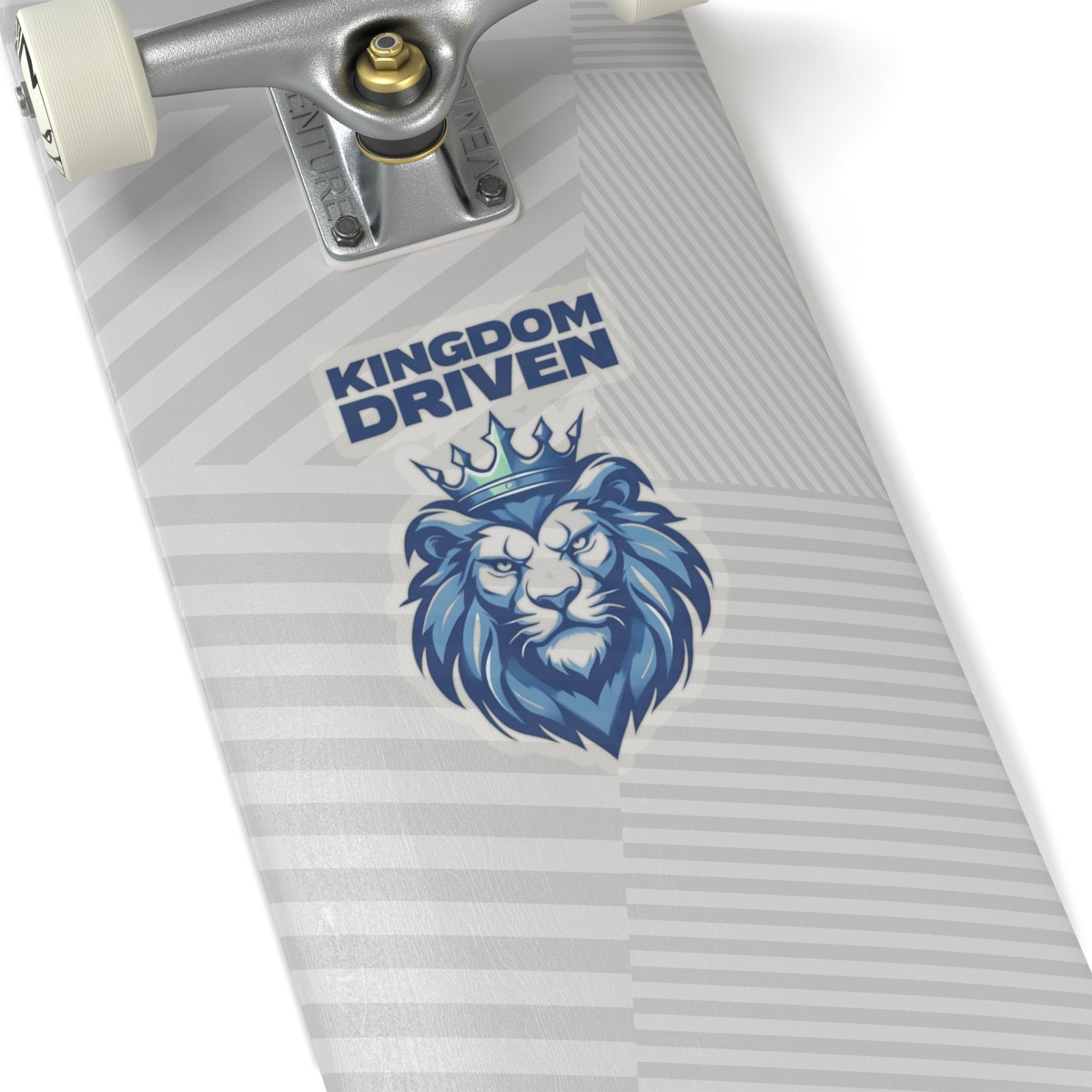 Kingdom Driven Design Sticker – Durable Kiss-Cut, Glossy Finish, Scratch-Resistant