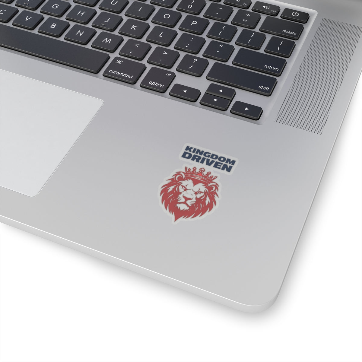 Kingdom Driven Design Sticker – Durable Kiss-Cut, Glossy Finish, Scratch-Resistant