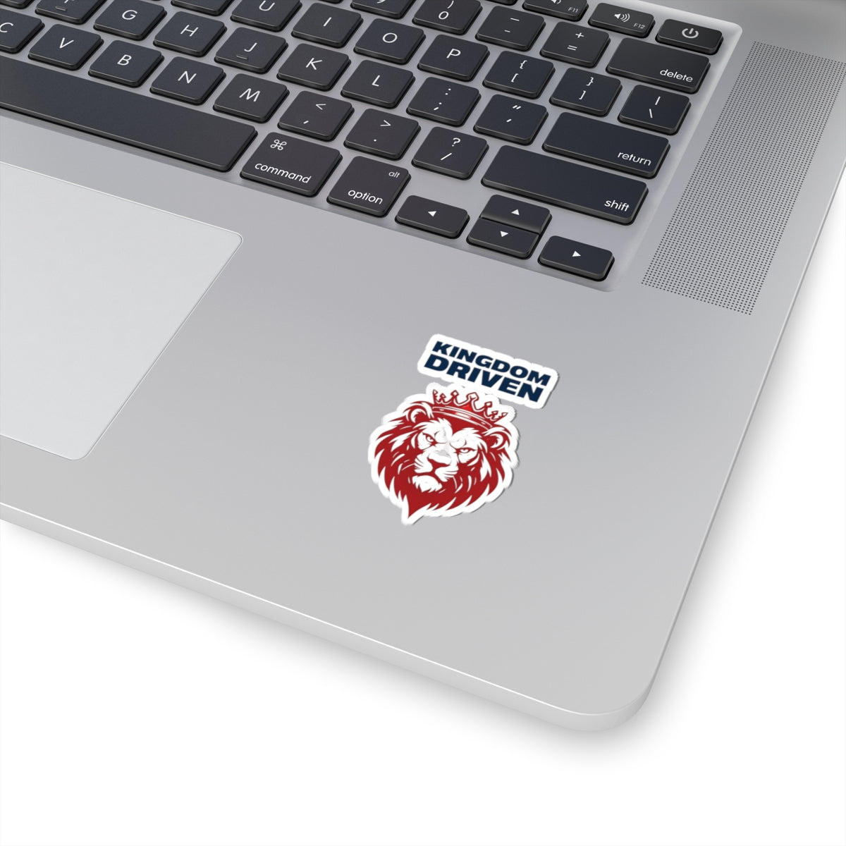 Kingdom Driven Design Sticker – Durable Kiss-Cut, Glossy Finish, Scratch-Resistant