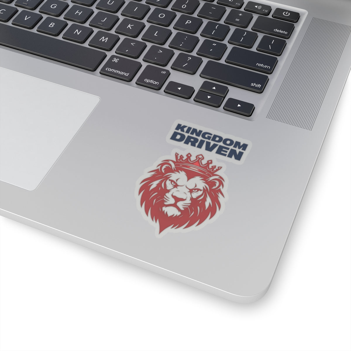 Kingdom Driven Design Sticker – Durable Kiss-Cut, Glossy Finish, Scratch-Resistant