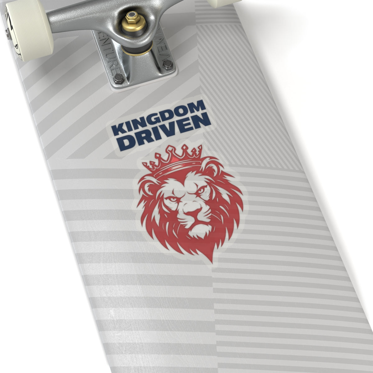 Kingdom Driven Design Sticker – Durable Kiss-Cut, Glossy Finish, Scratch-Resistant