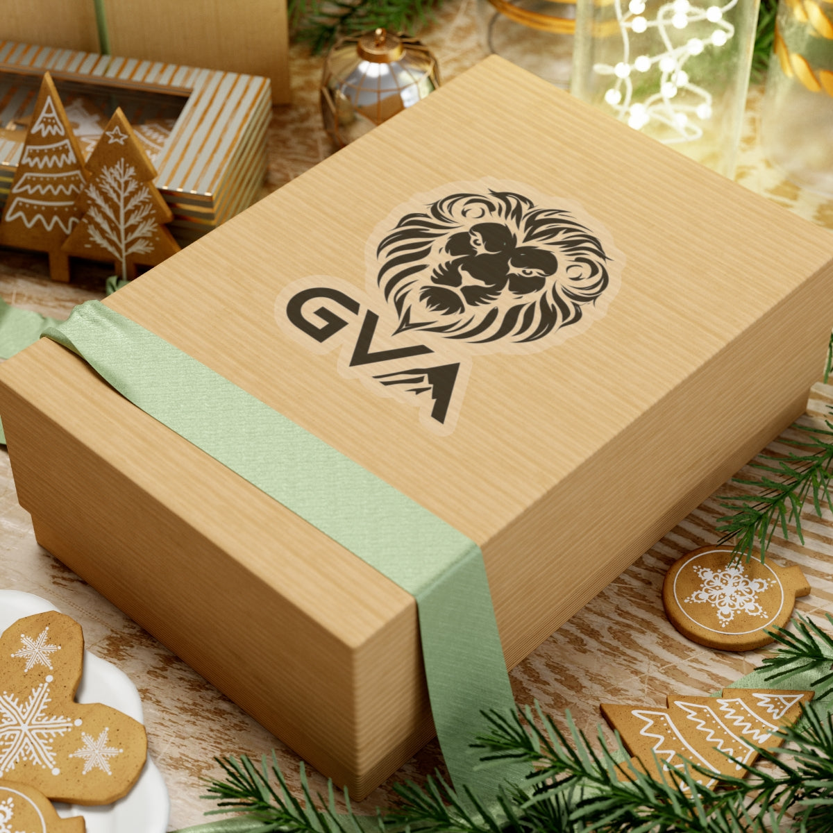 GVA Logo Sticker – Durable Kiss-Cut Design, Glossy Finish, Scratch-Resistant