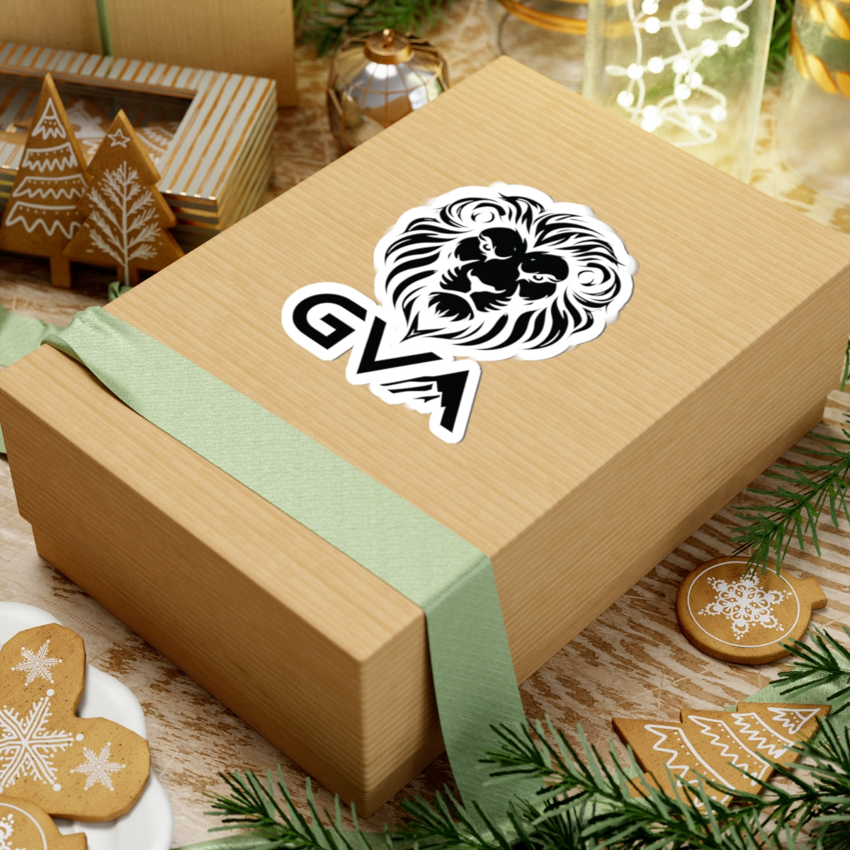 GVA Logo Sticker – Durable Kiss-Cut Design, Glossy Finish, Scratch-Resistant
