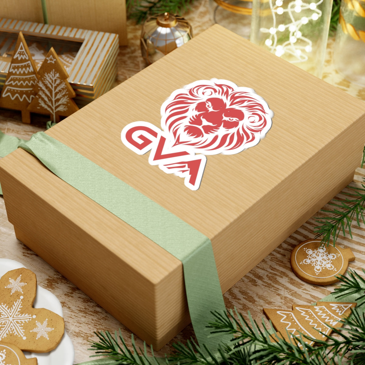 GVA Logo Sticker – Durable Kiss-Cut Design, Glossy Finish, Scratch-Resistant