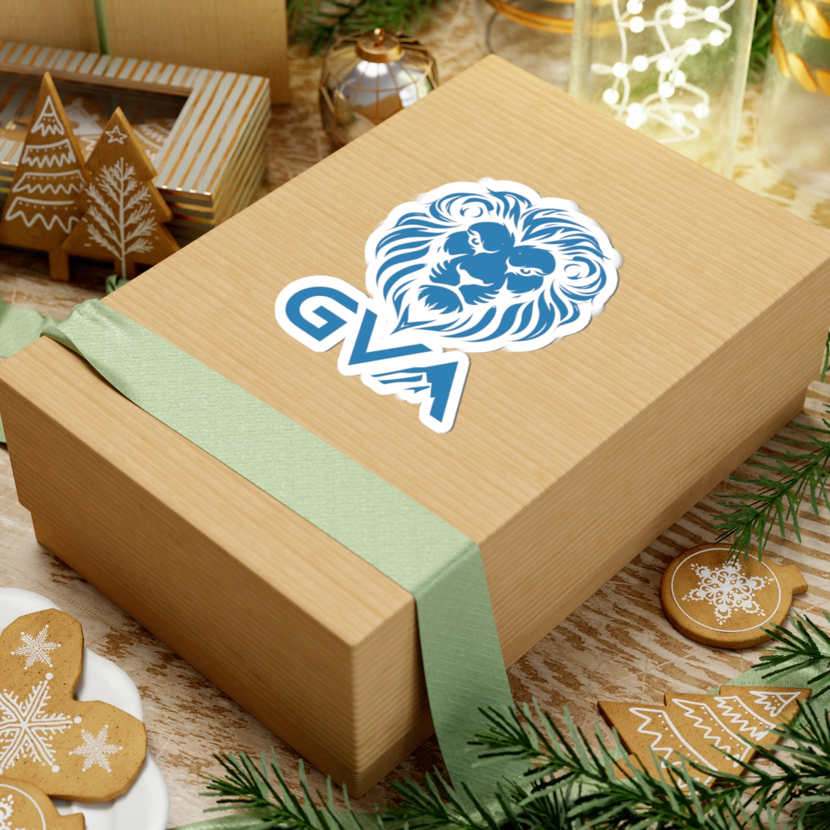 GVA Logo Sticker – Durable Kiss-Cut Design, Glossy Finish, Scratch-Resistant