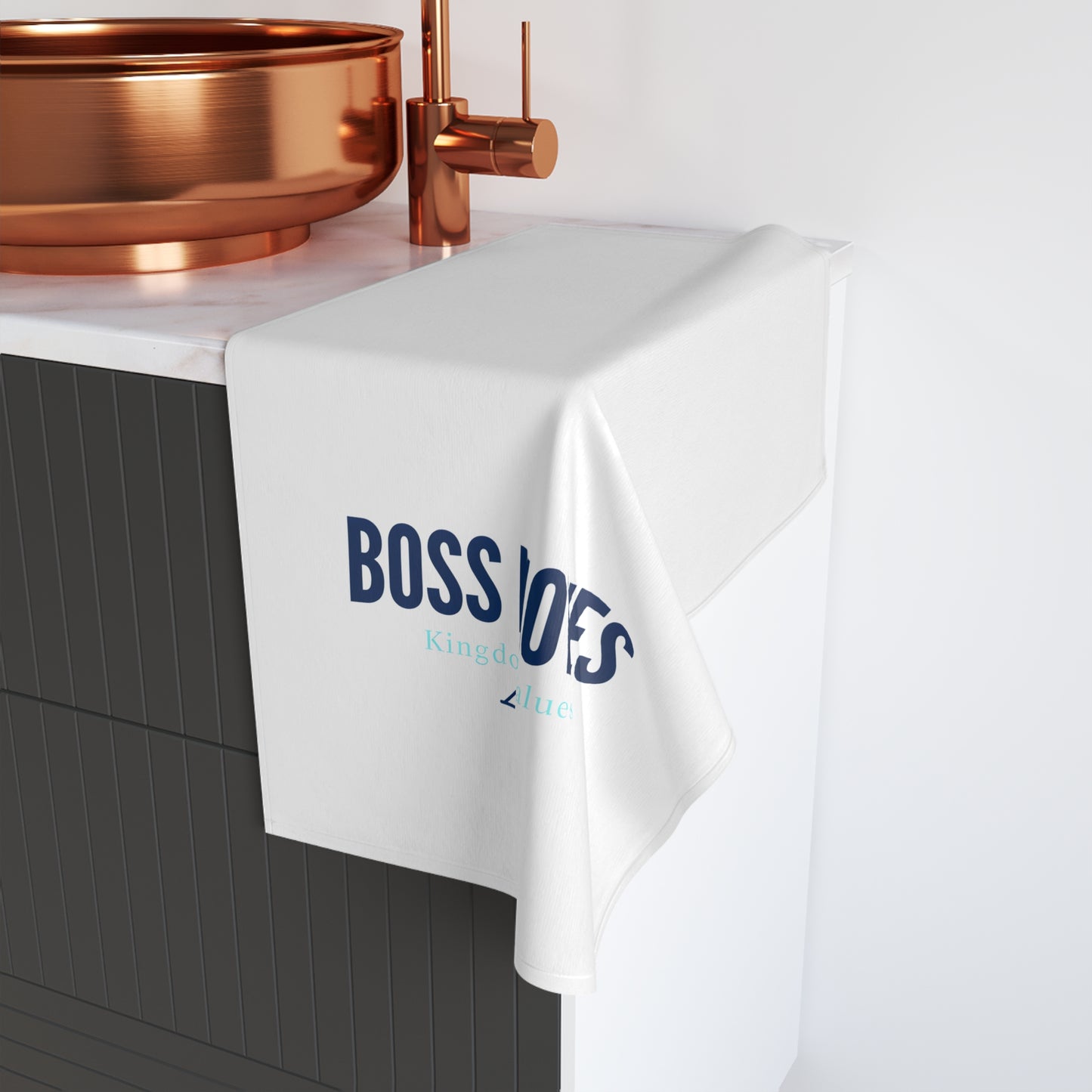 Boss Moves Soft & Absorbent Hand Towel – Quick-Drying, Durable & Versatile for Home & Gym
