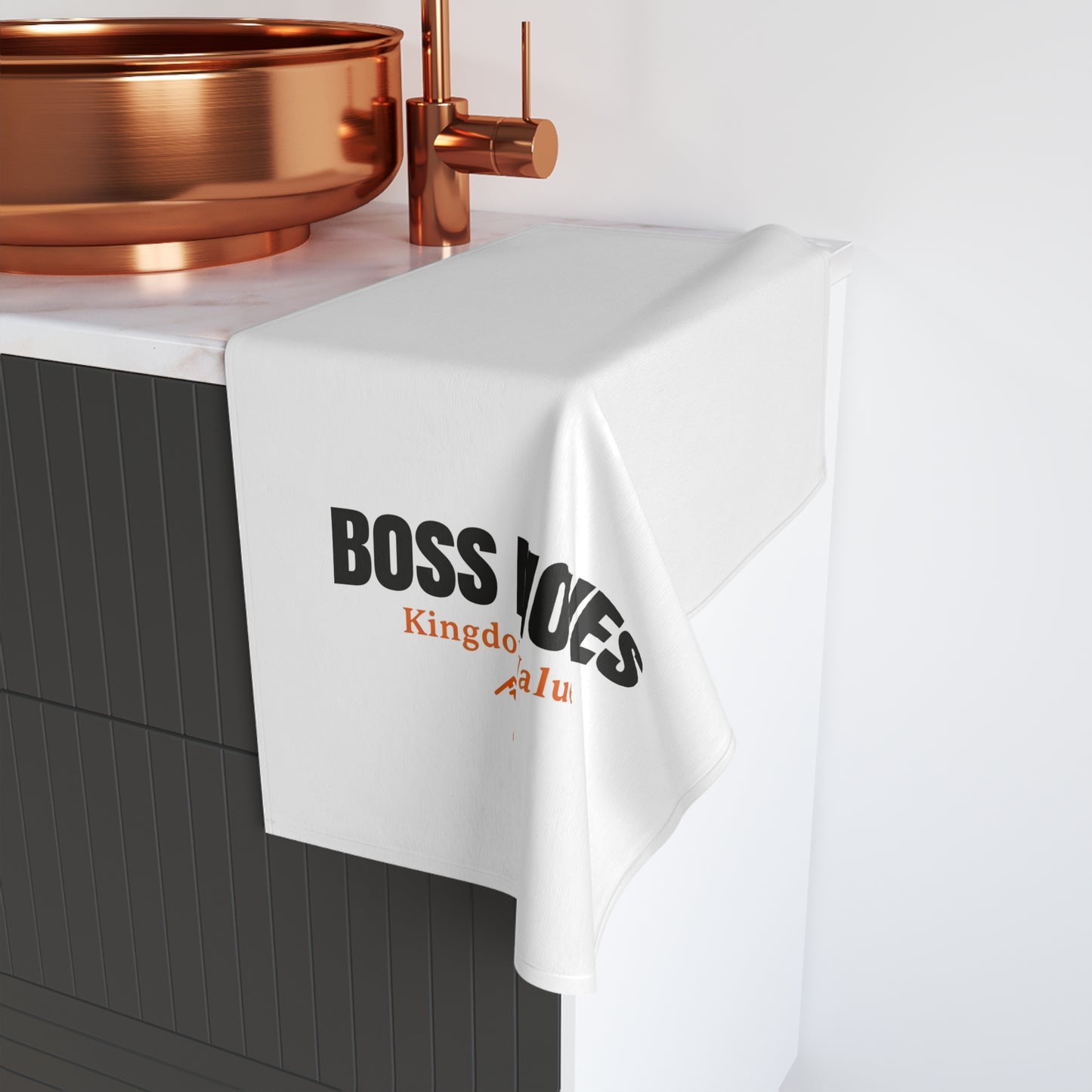 Boss Moves Soft & Absorbent Hand Towel – Quick-Drying, Durable & Versatile for Home & Gym