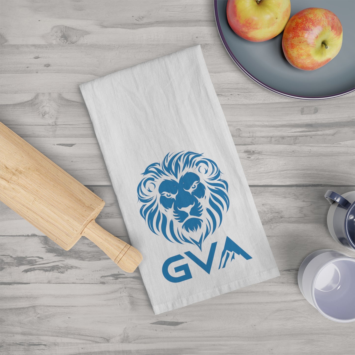 GVA Logo Absorbent & Durable Cotton Tea Towel – Quick-Drying Kitchen Essential