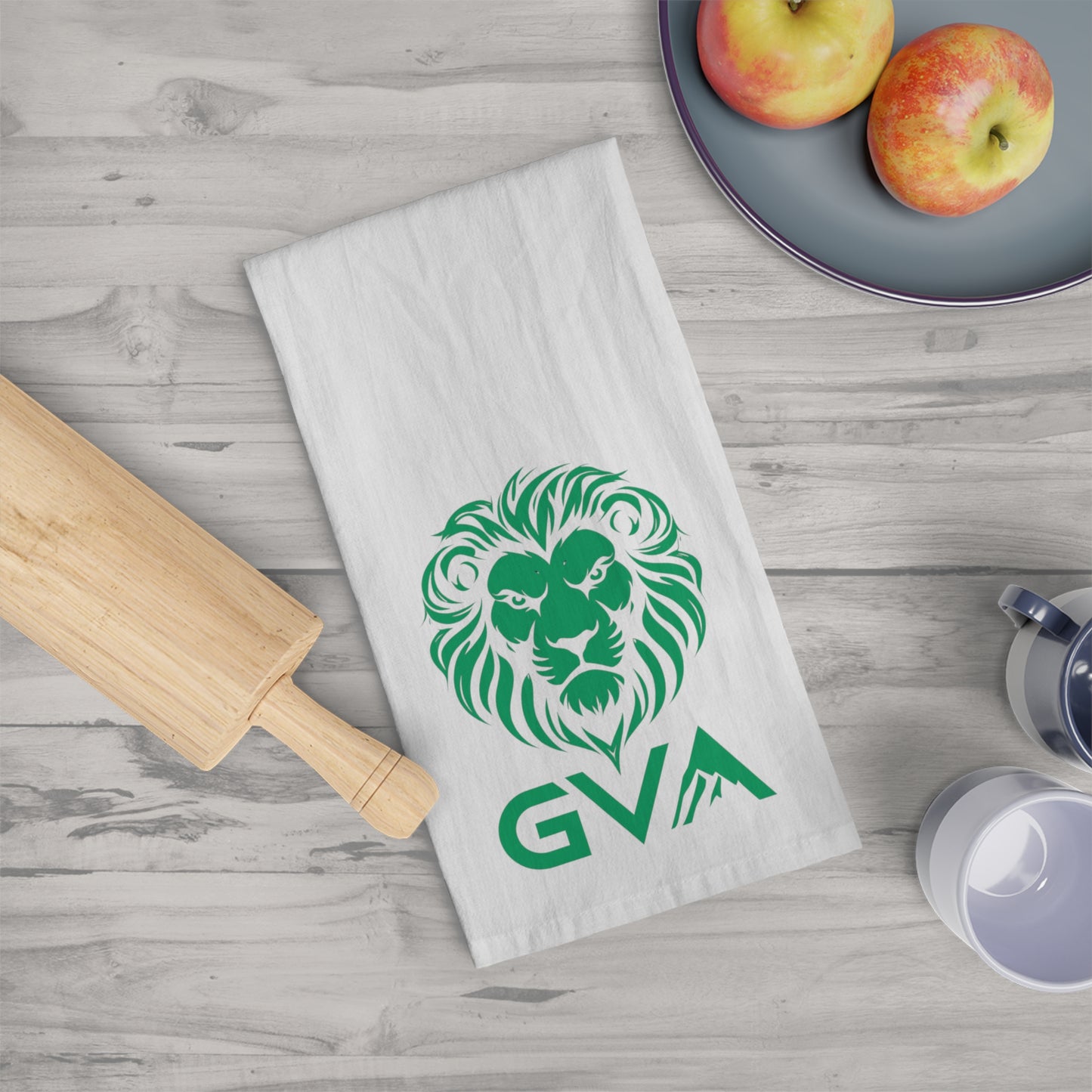 GVA Logo Absorbent & Durable Cotton Tea Towel – Quick-Drying Kitchen Essential