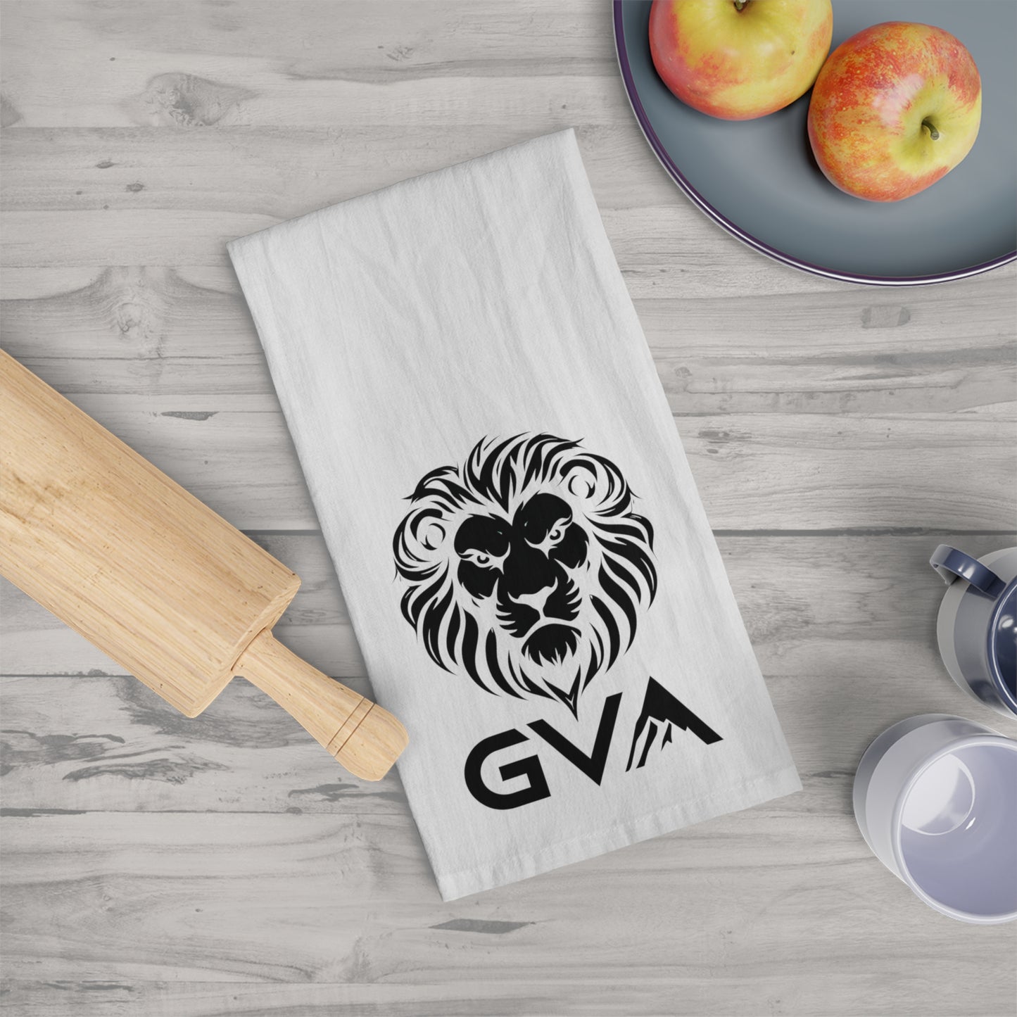 GVA Logo Absorbent & Durable Cotton Tea Towel – Quick-Drying Kitchen Essential