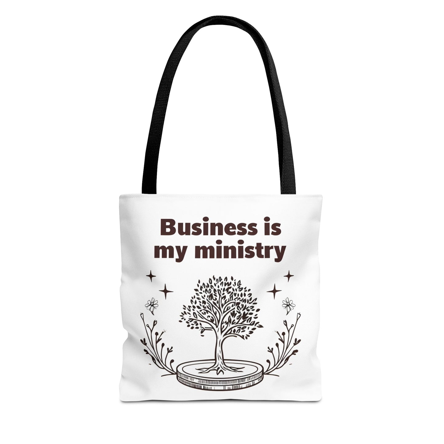 Business is My Ministry Tote Bag β Durable Canvas Bag with Faithful Entrepreneurship Design for Everyday Use
