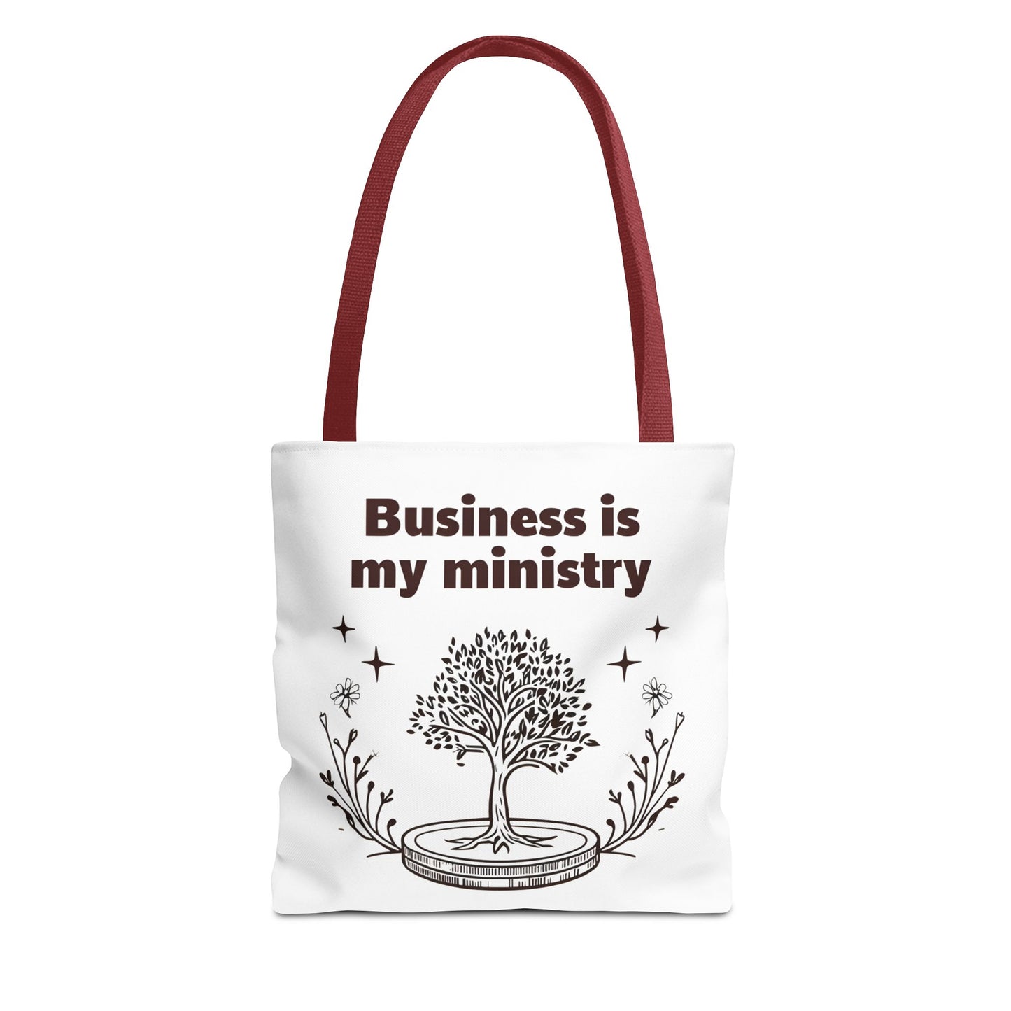 Business is My Ministry Tote Bag β Durable Canvas Bag with Faithful Entrepreneurship Design for Everyday Use