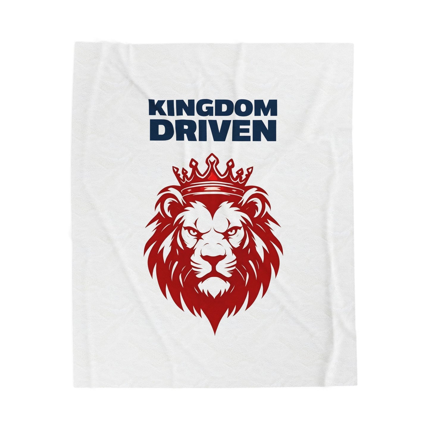 Kingdom Driven Velveteen Plush Blanket – Ultra-Soft, Warm & Durable for Home & Gifts