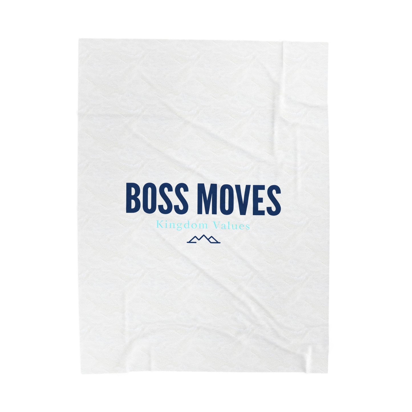 Boss Moves Velveteen Plush Blanket – Ultra-Soft, Warm & Durable for Home & Gifts