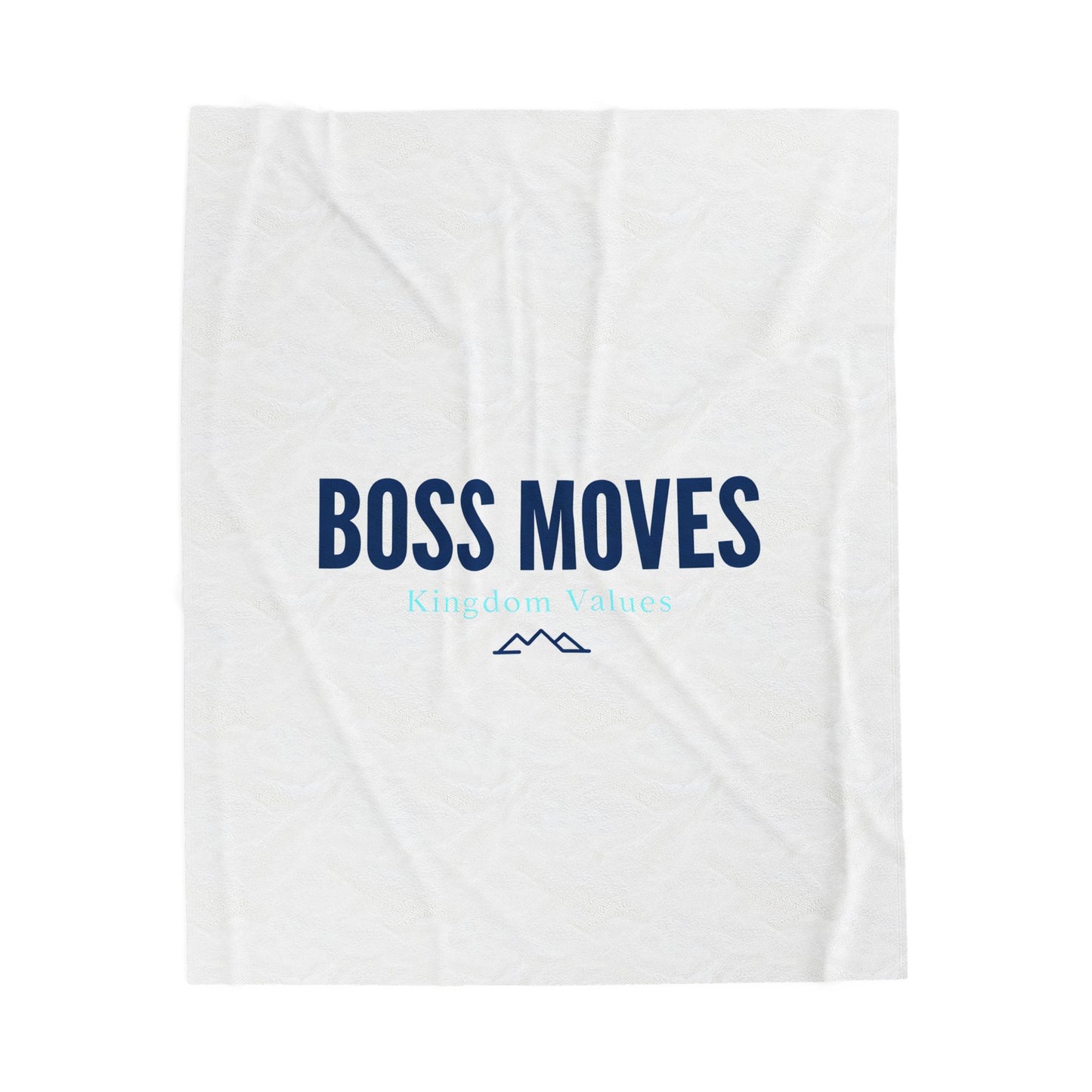 Boss Moves Velveteen Plush Blanket – Ultra-Soft, Warm & Durable for Home & Gifts
