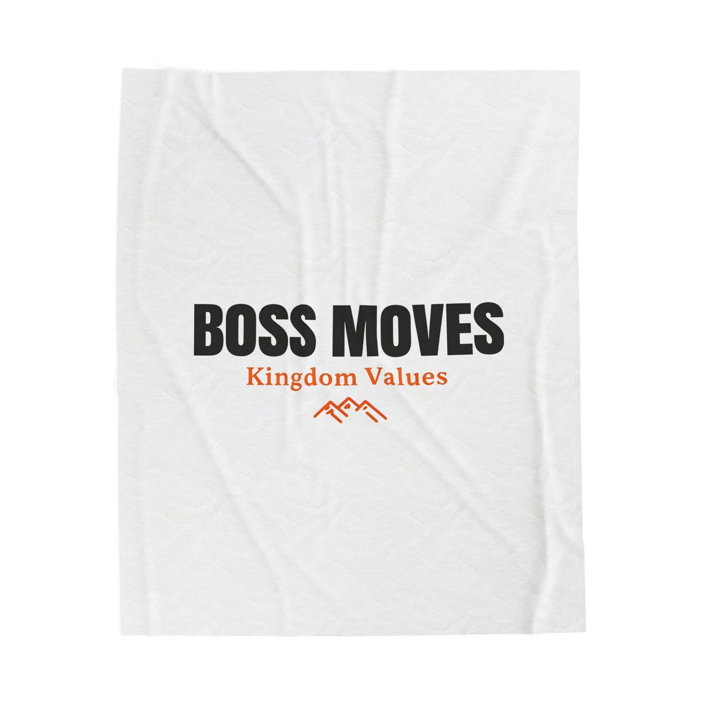 Boss Moves Velveteen Plush Blanket – Ultra-Soft, Warm & Durable for Home & Gifts