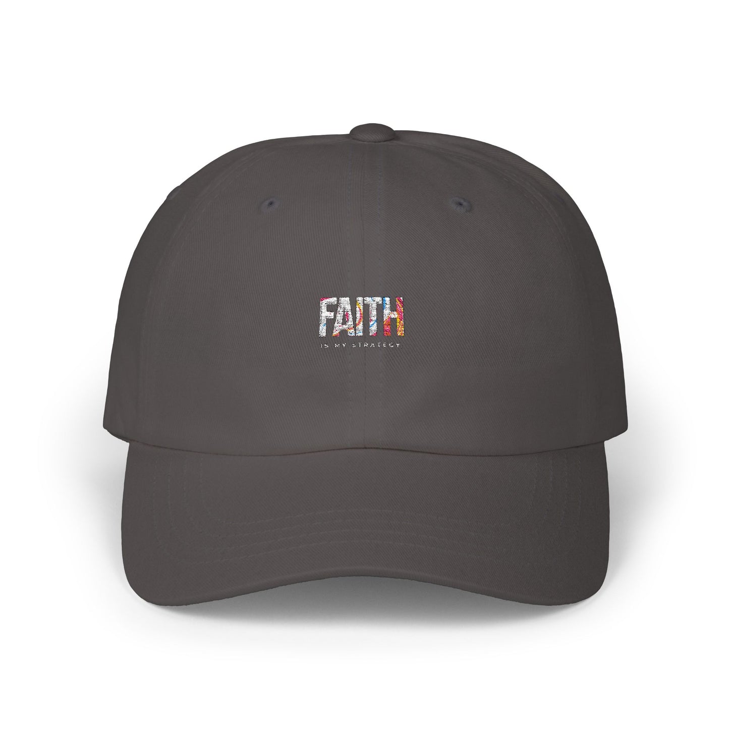 Faith Is My Strategy Dad Cap β Classic Adjustable Baseball Hat for Casual & Streetwear Style