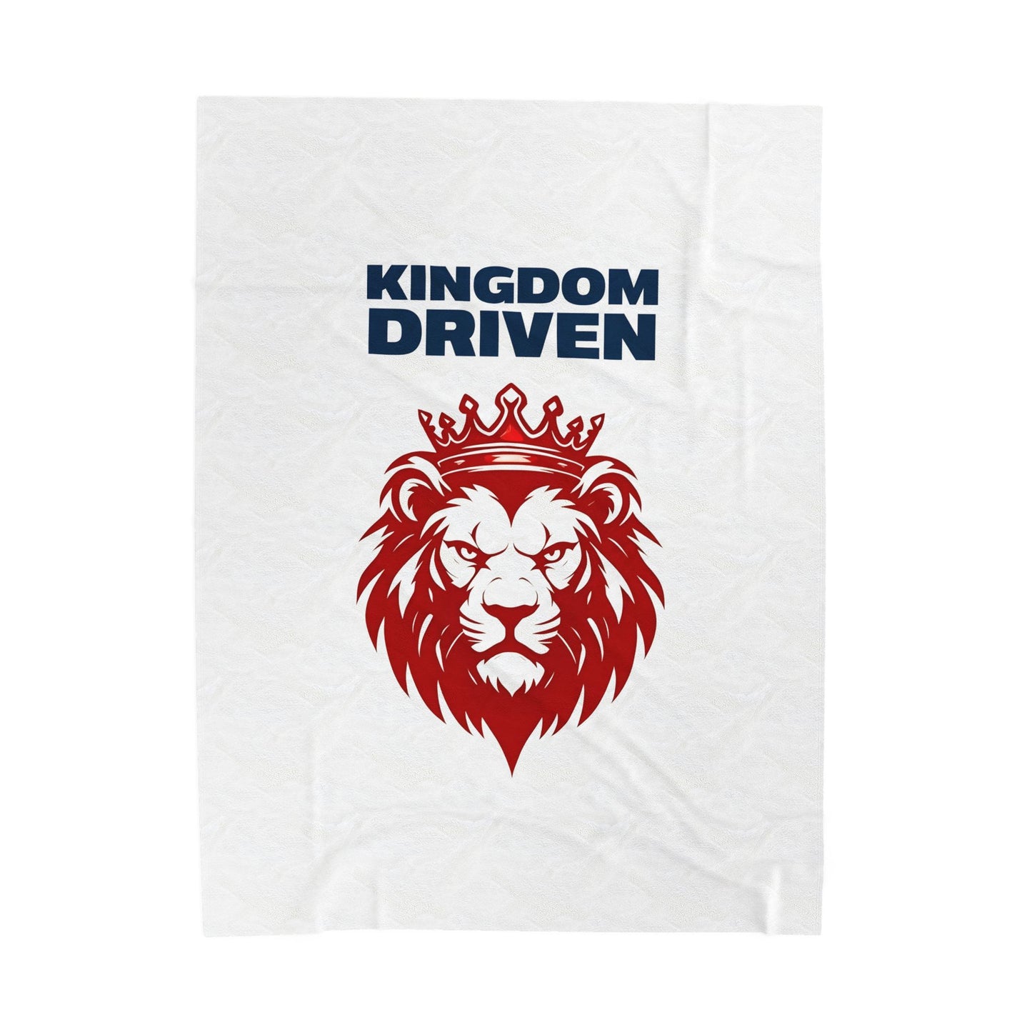 Kingdom Driven Velveteen Plush Blanket – Ultra-Soft, Warm & Durable for Home & Gifts