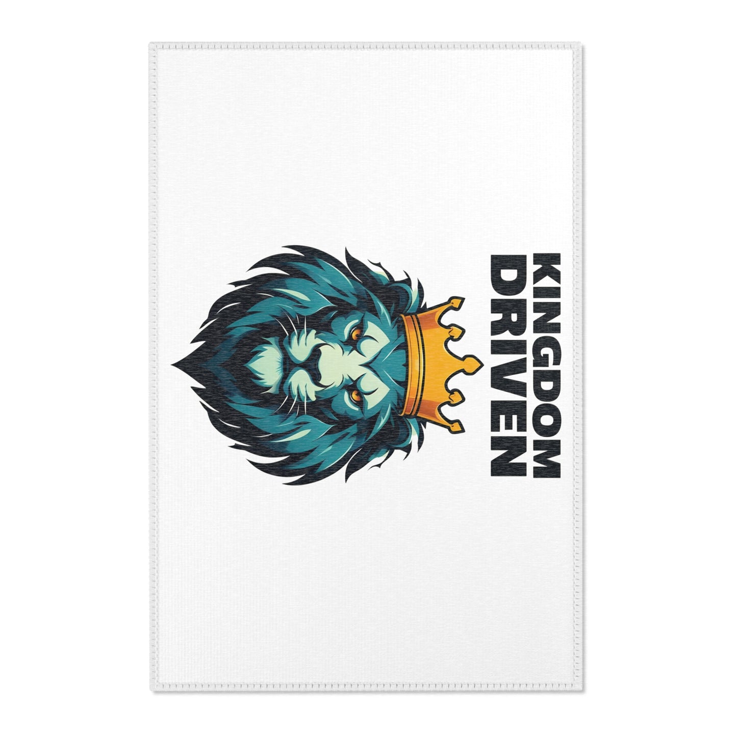 Kingdom Driven Decorative Area Rug – Soft, Durable, and Vibrant Accent Rug for Living Room, Bedroom & Home Decor