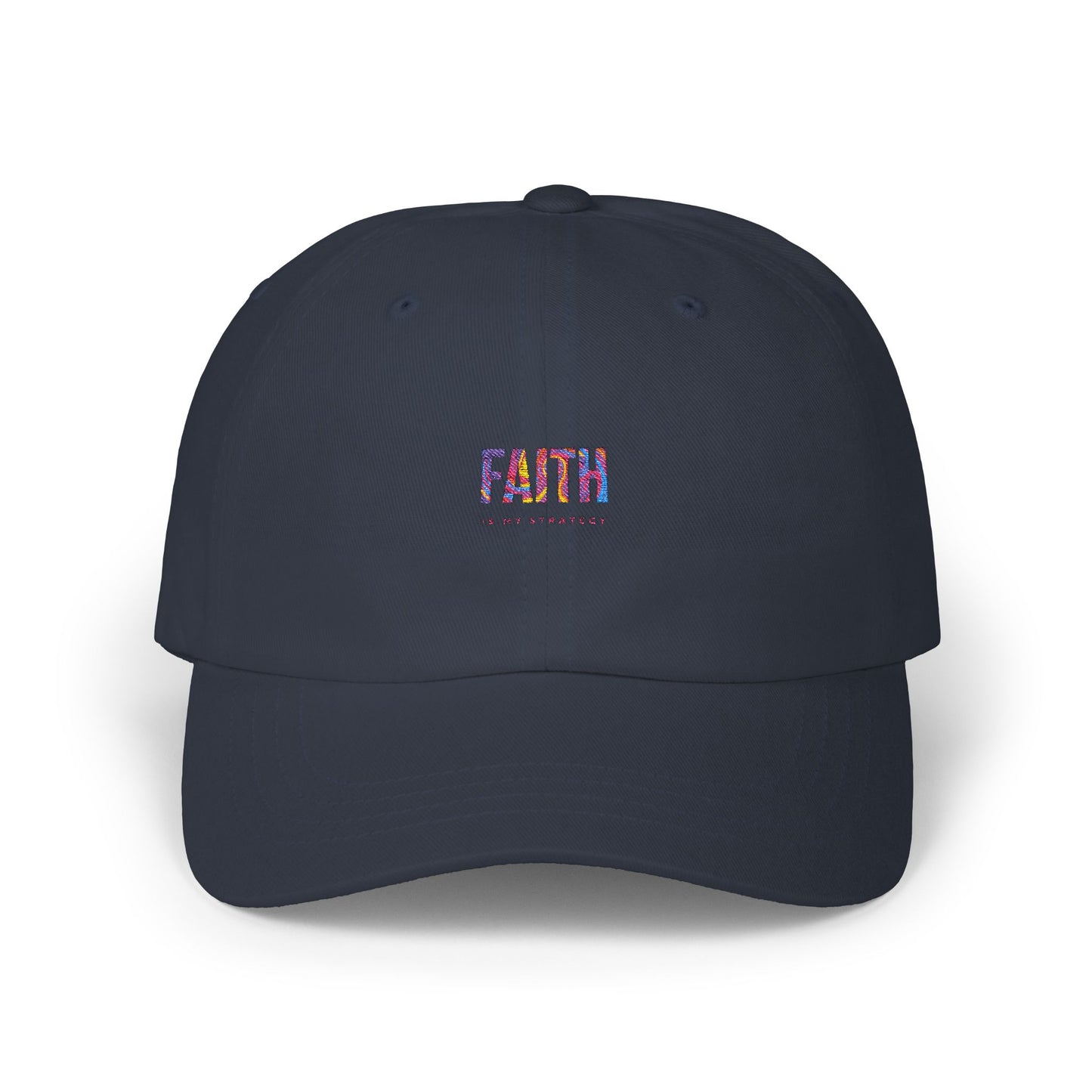 Faith Is My Strategy Dad Cap β Classic Adjustable Baseball Hat for Casual & Streetwear Style