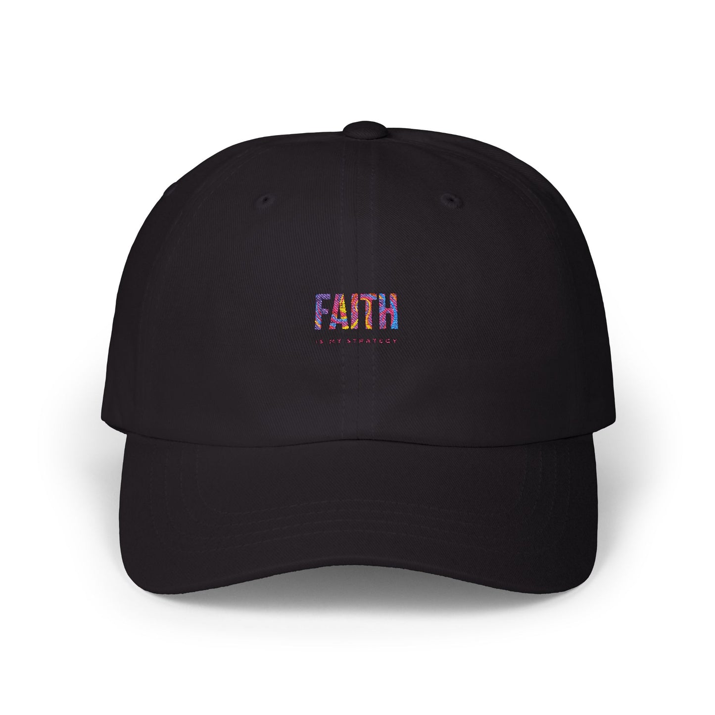 Faith Is My Strategy Dad Cap β Classic Adjustable Baseball Hat for Casual & Streetwear Style
