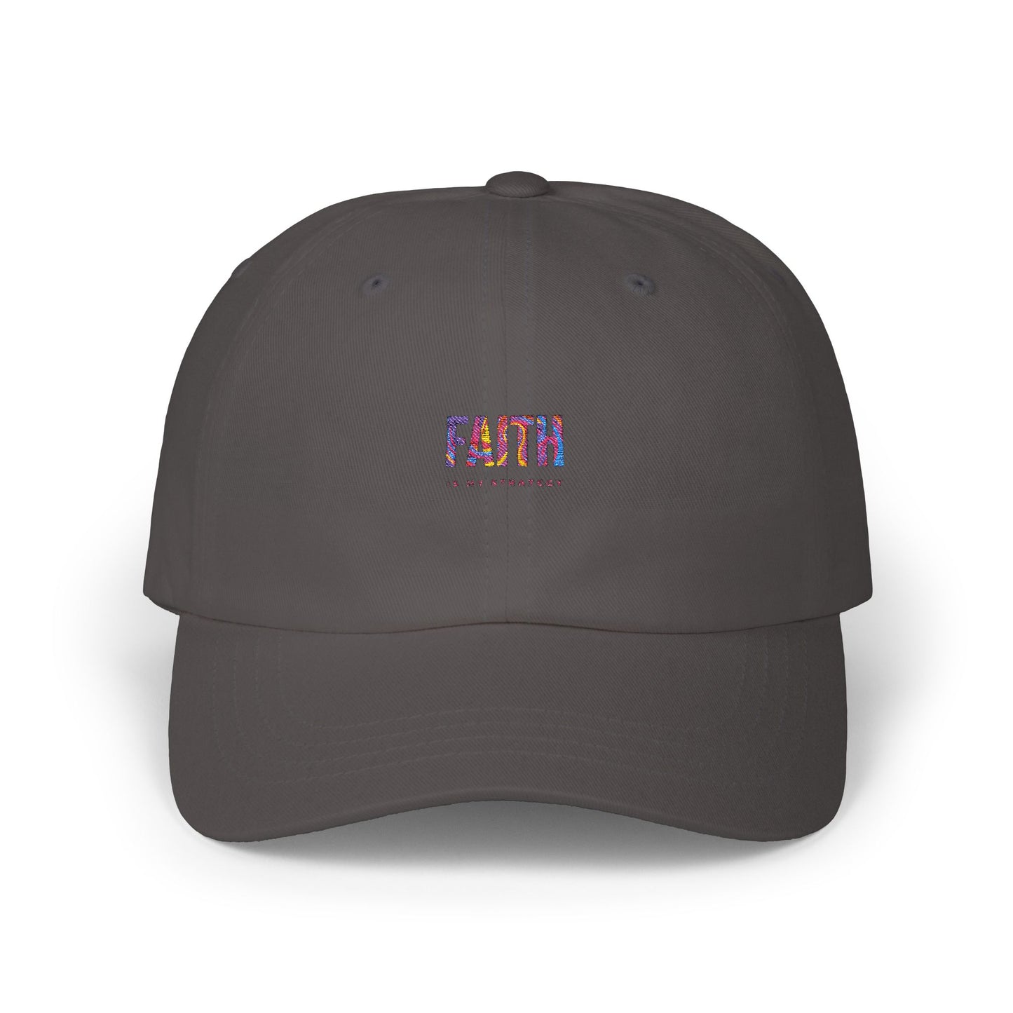 Faith Is My Strategy Dad Cap β Classic Adjustable Baseball Hat for Casual & Streetwear Style