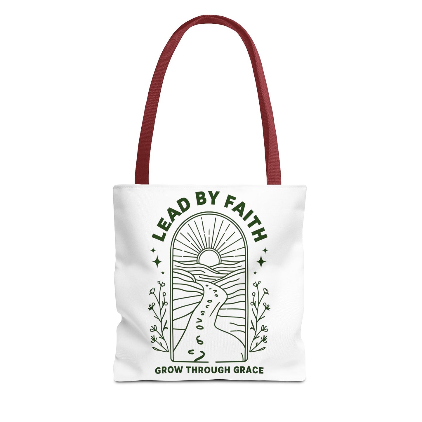 Lead by Faith Tote Bag β Durable Canvas Bag for Everyday Use