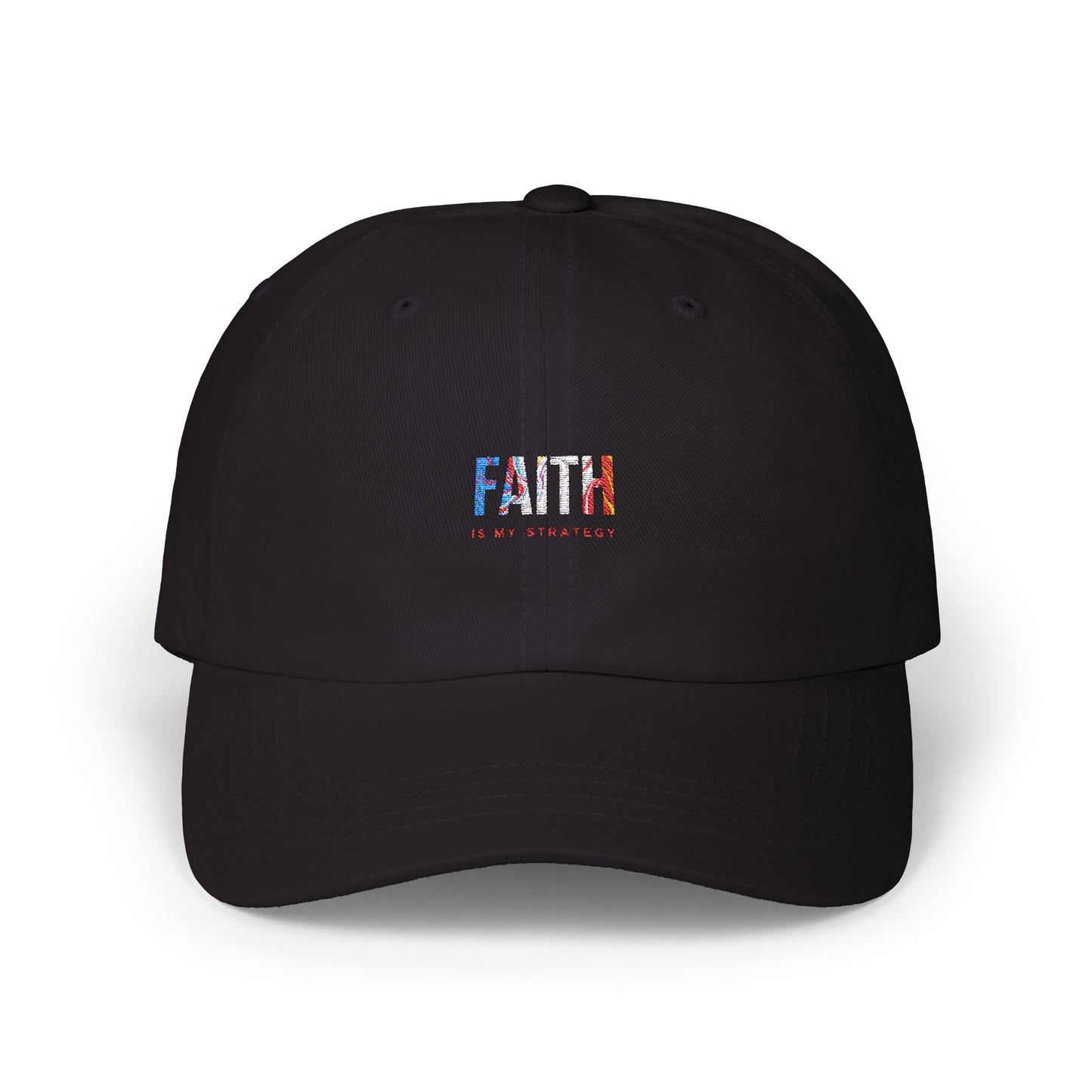Faith Is My Strategy Dad Cap β Classic Adjustable Baseball Hat for Casual & Streetwear Style