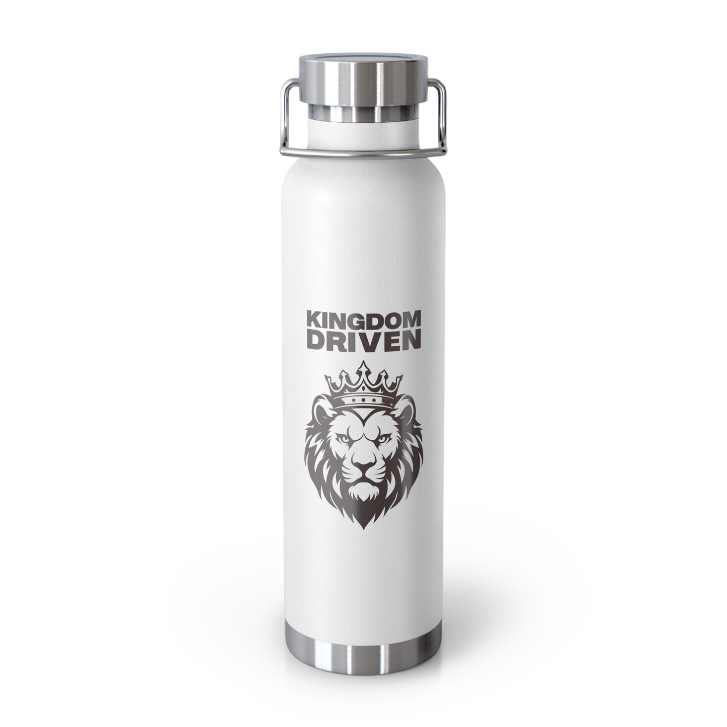 Kingdom Driven Insulated Water Bottle – 22oz Copper Vacuum, Keeps Drinks Hot or Cold
