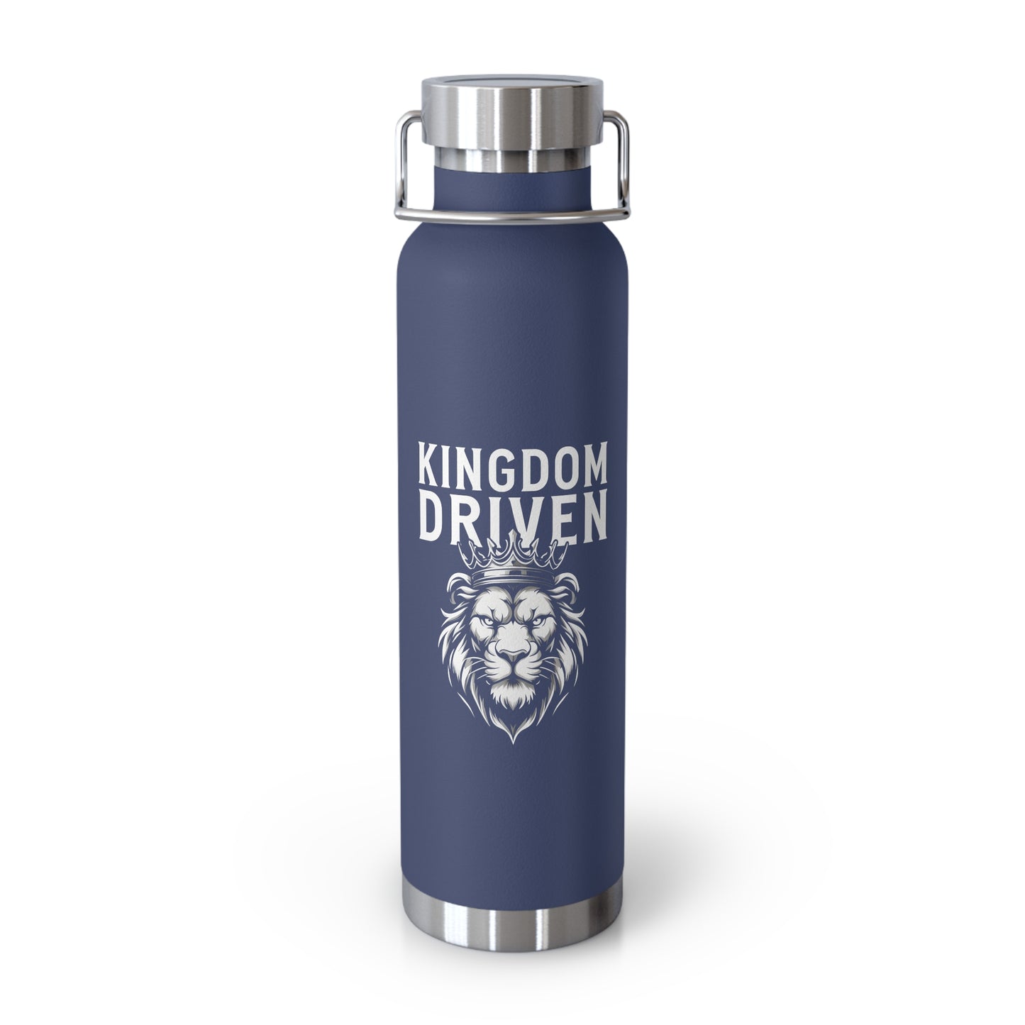 Kingdom Driven Insulated Water Bottle – 22oz Copper Vacuum, Keeps Drinks Hot or Cold