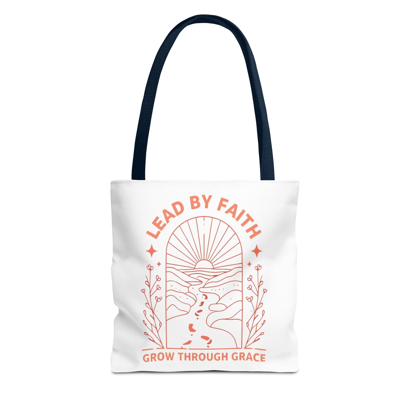 Lead by Faith Tote Bag β Durable Canvas Bag for Everyday Use