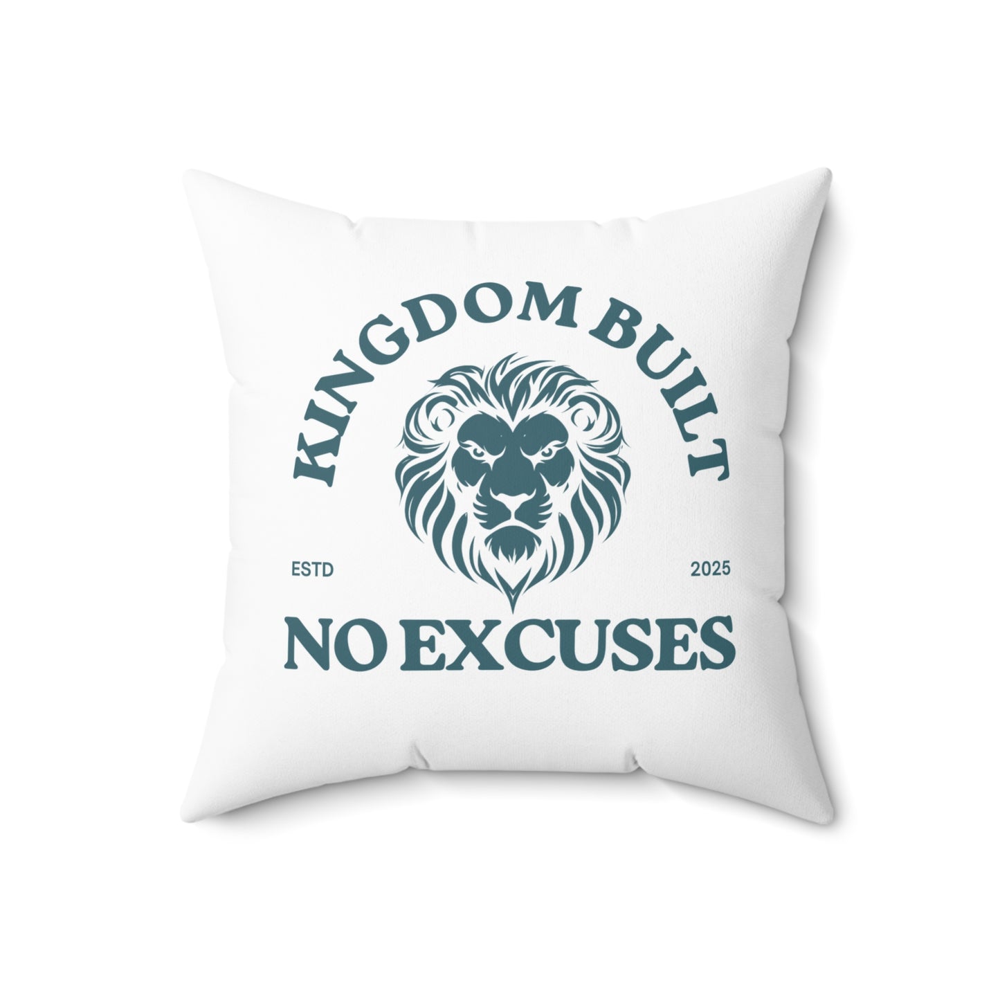 Kingdom Built Soft & Durable Square Pillow – Plush Polyester Cushion for Home & Office Decor