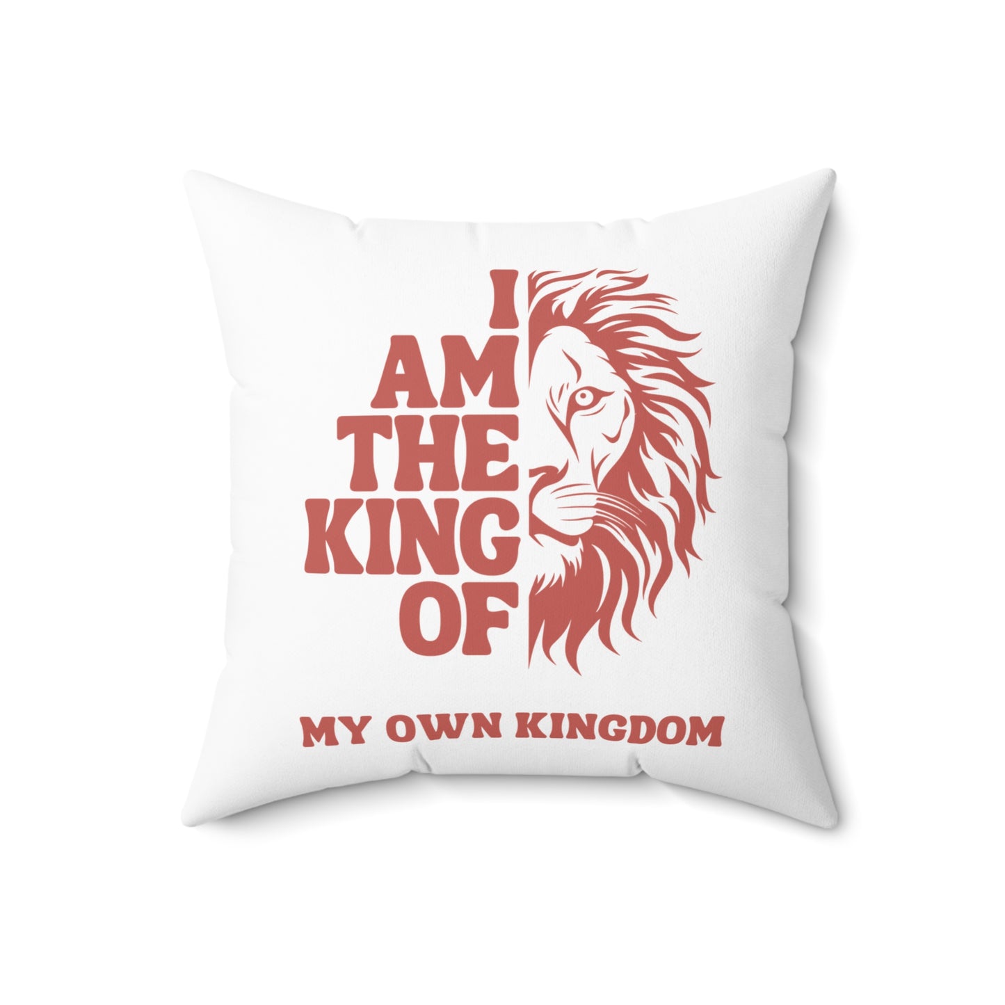 King Design Soft & Durable Square Pillow – Plush Polyester Cushion for Home & Office Decor