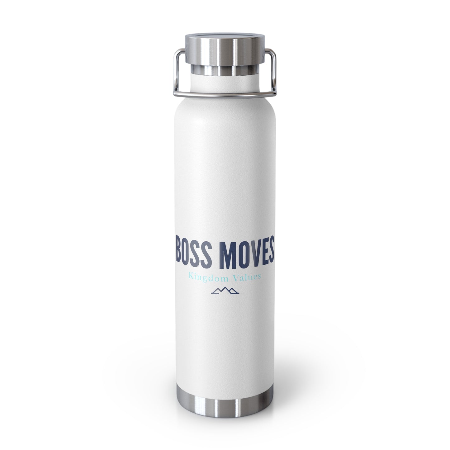 Boss Moves Insulated Water Bottle – Copper Vacuum 22oz Stainless Steel Bottle for Hot & Cold Drinks