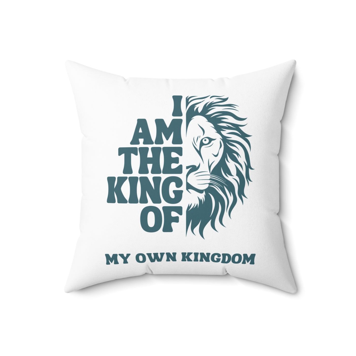King Design Soft & Durable Square Pillow – Plush Polyester Cushion for Home & Office Decor