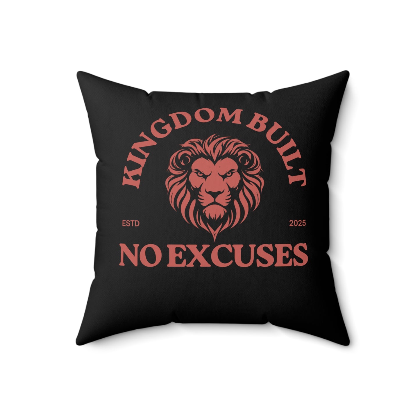 Kingdom Built Soft & Durable Square Pillow – Plush Polyester Cushion for Home & Office Decor